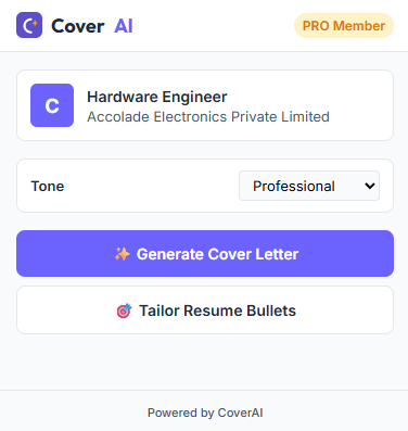 Extension Preview on LinkedIn